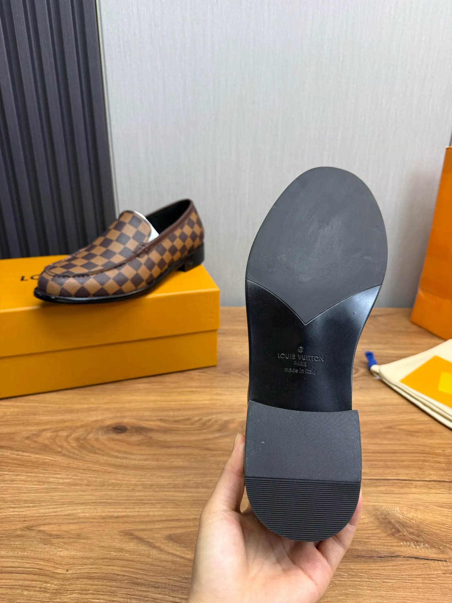 Factory 660💰 LV. Men's business casual leather shoes, all made of imported original brand leather, just to create a more comfortable wearing experience, original non-slip and wear-resistant outsole ✔️16-45 (38.45 non-returnable)